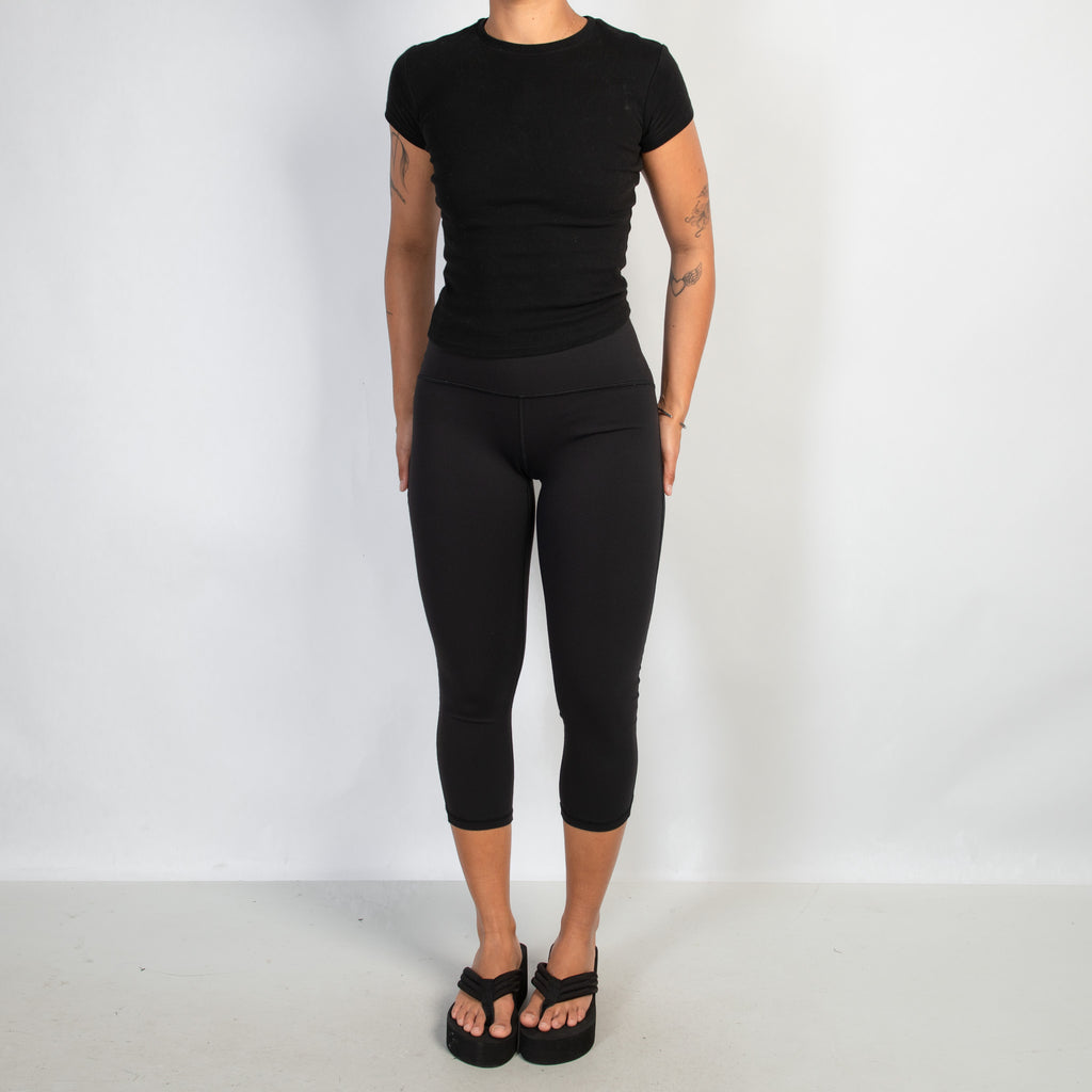 BLACK 3/4 TIGHTS