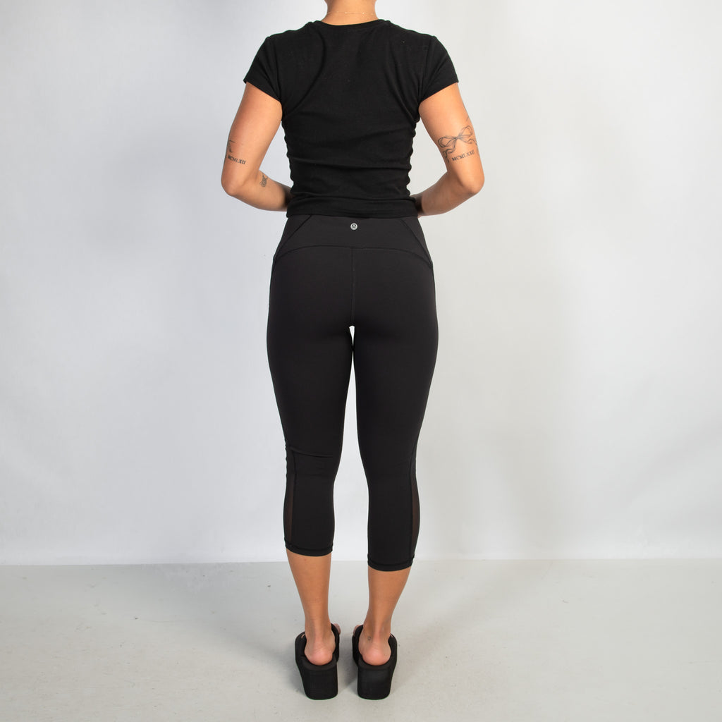 BLACK 3/4 TIGHTS