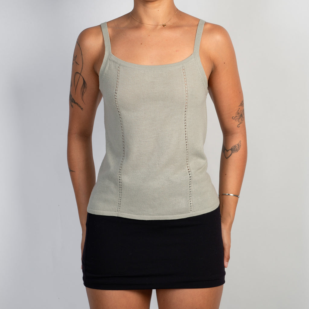 GREY KNIT CAMISOLE