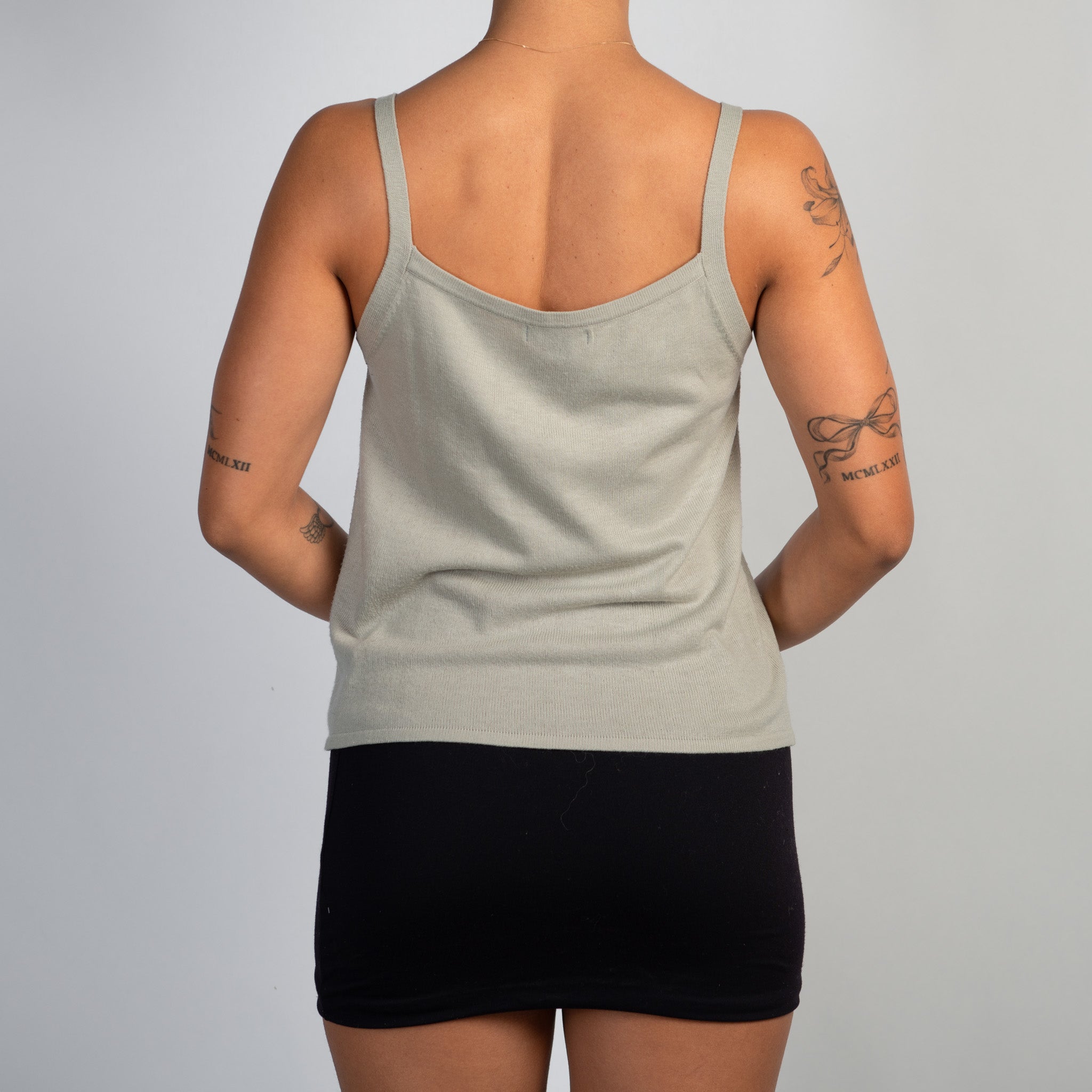 GREY KNIT CAMISOLE