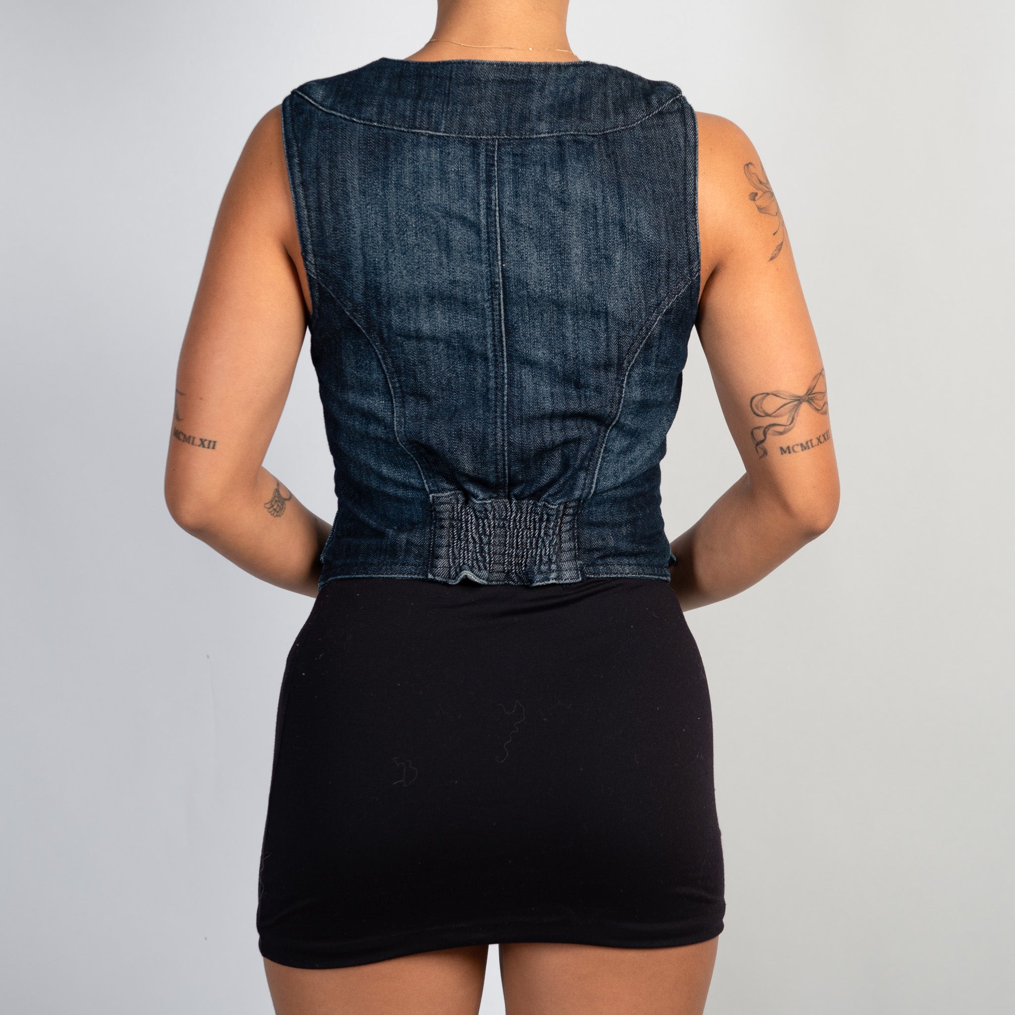 DENIM WAISTCOAT VEST