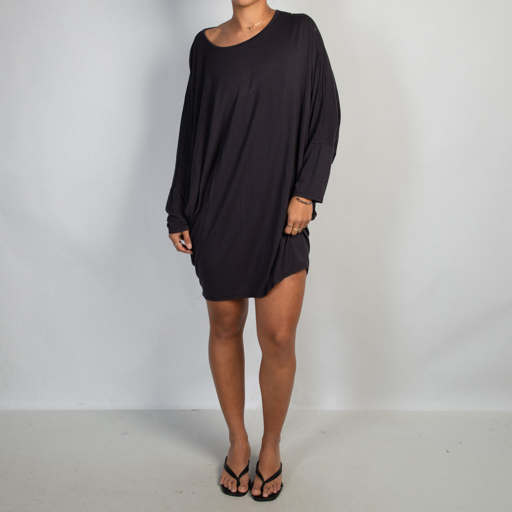 PURPLE SLOUCH DRESS
