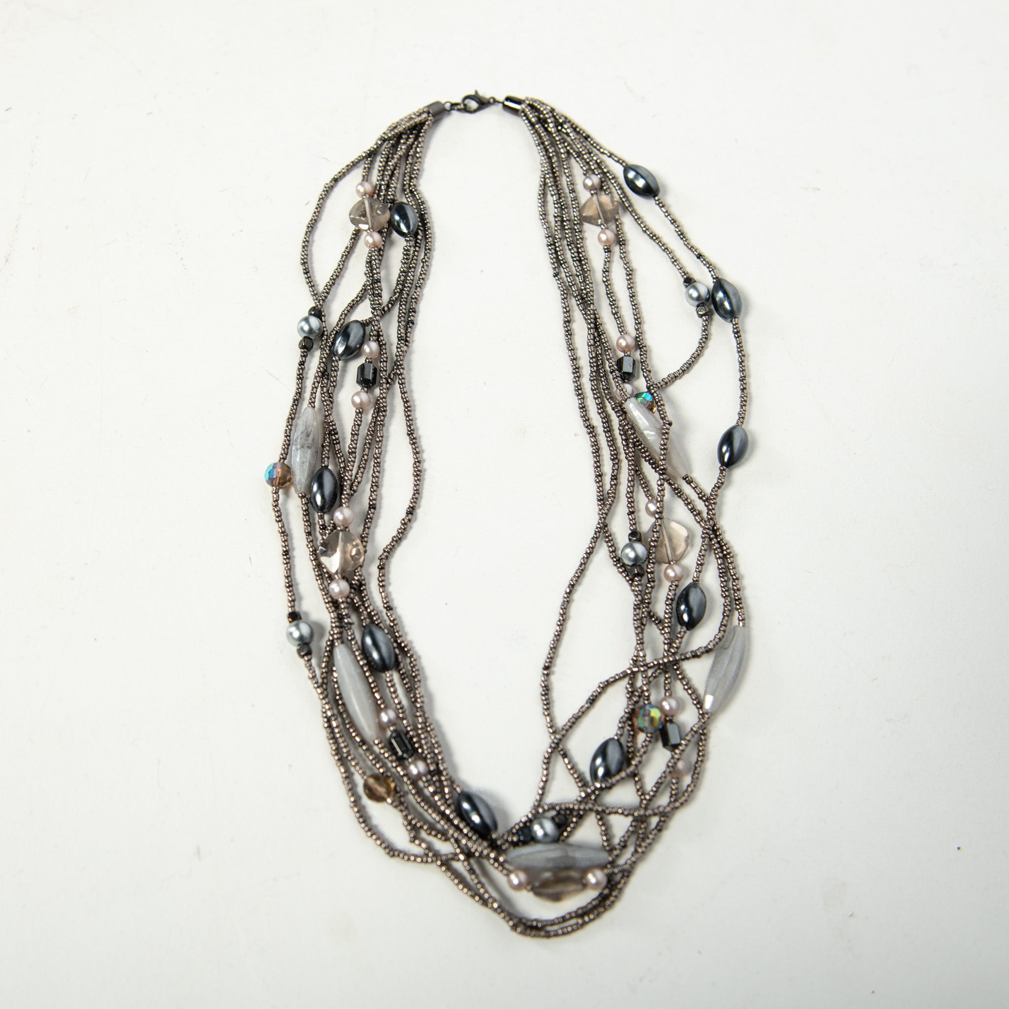 LAYERED BEAD NECKLACE