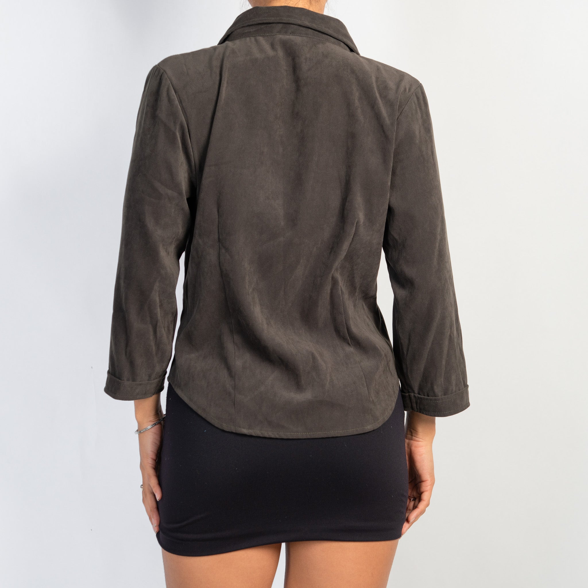 DEEP KHAKI BLOUSE