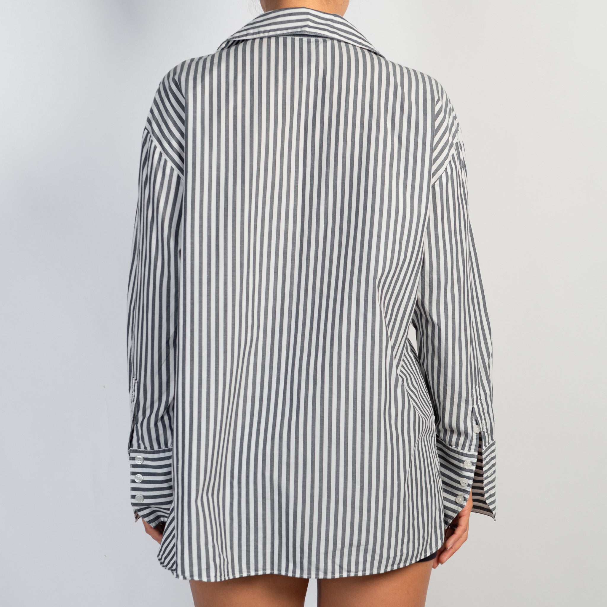 COTTON STRIPE BLOUSE