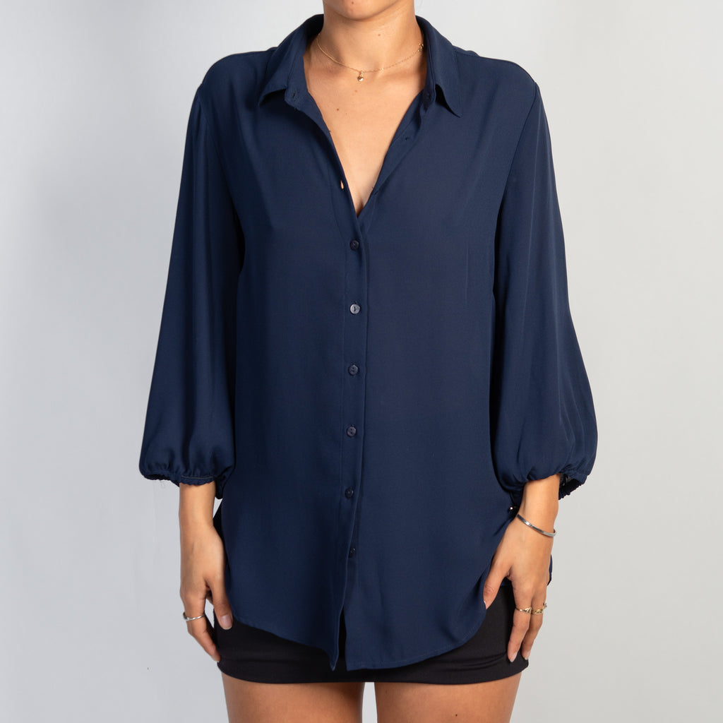 DEEP NAVY BLOUSE
