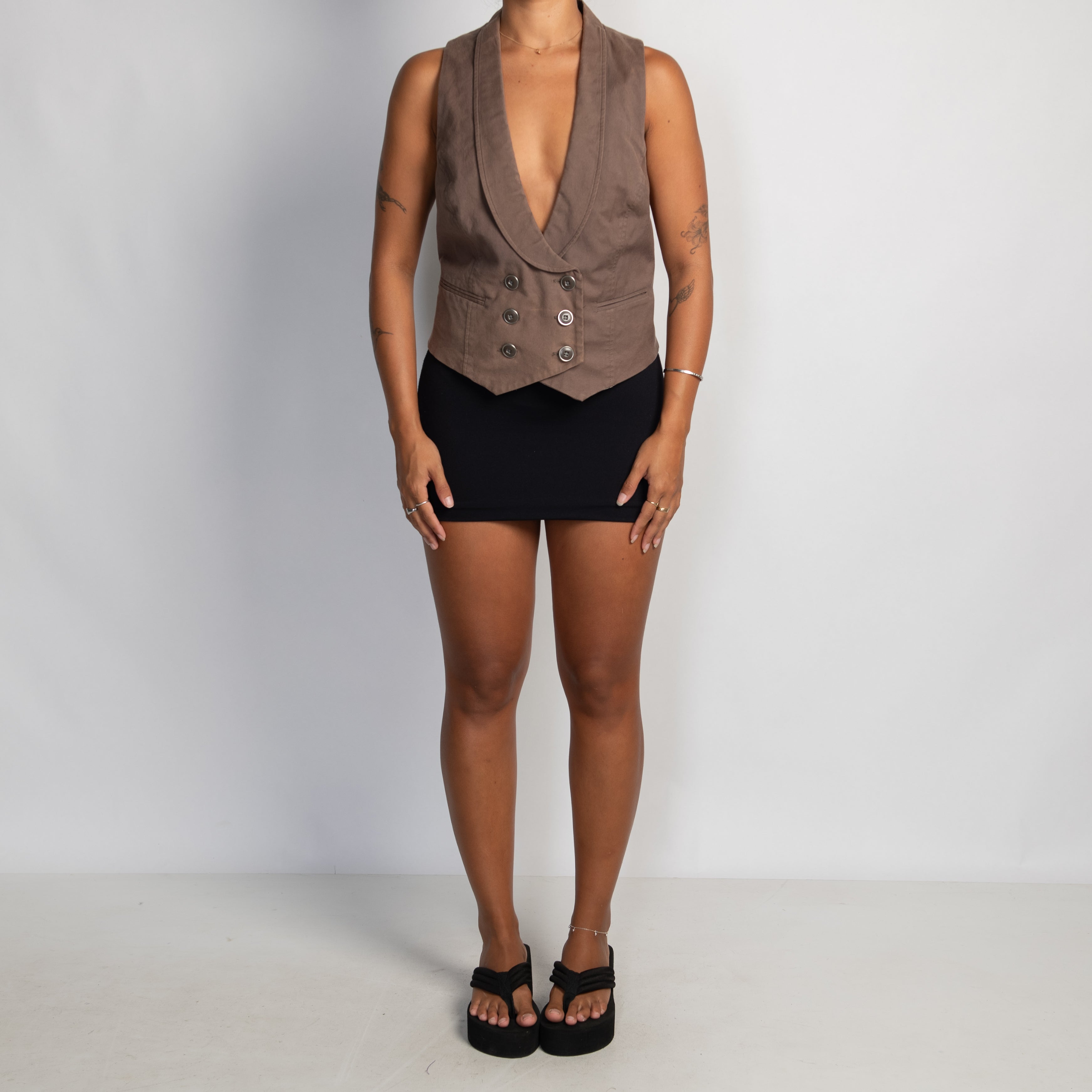 BROWN WAISTCOAT VEST