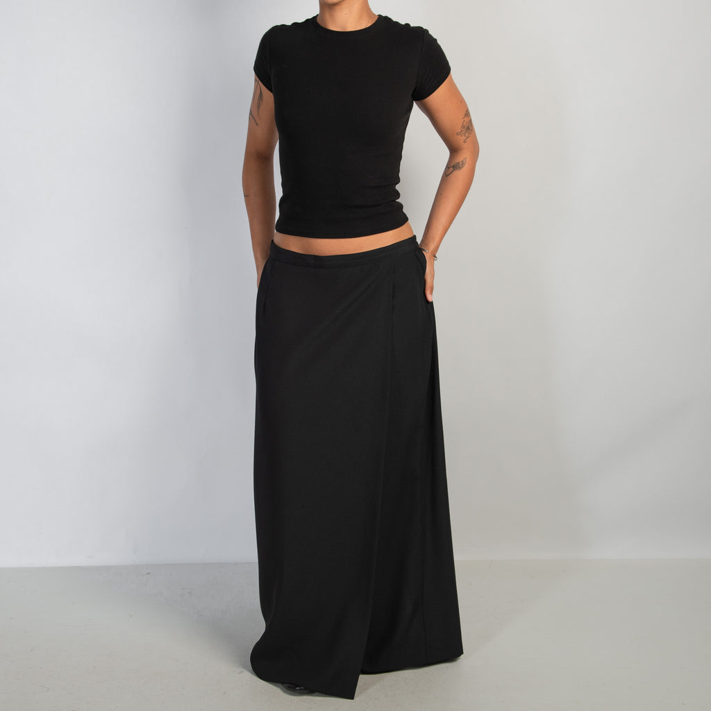 BLACK MAXI SKIRT