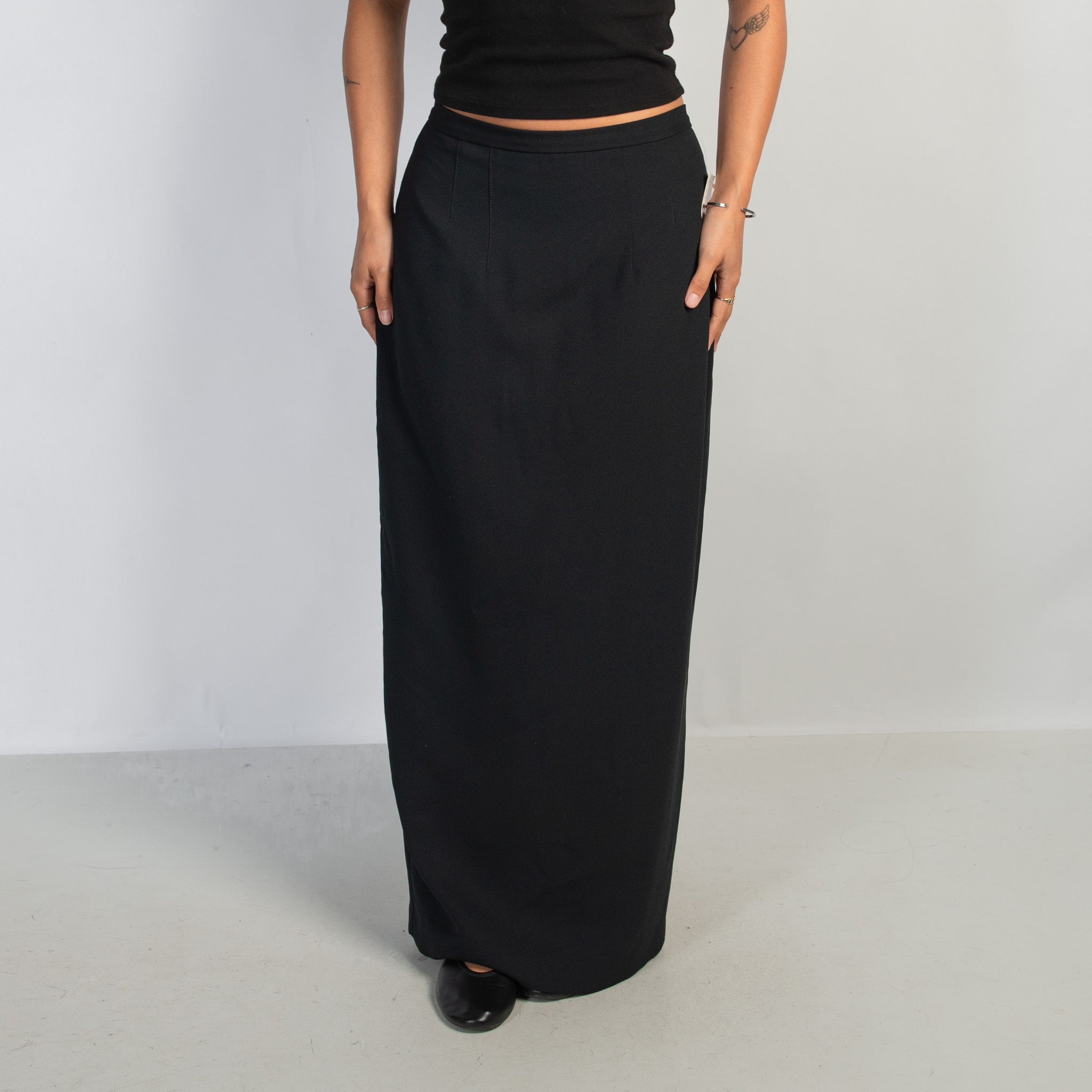 BLACK MAXI SKIRT