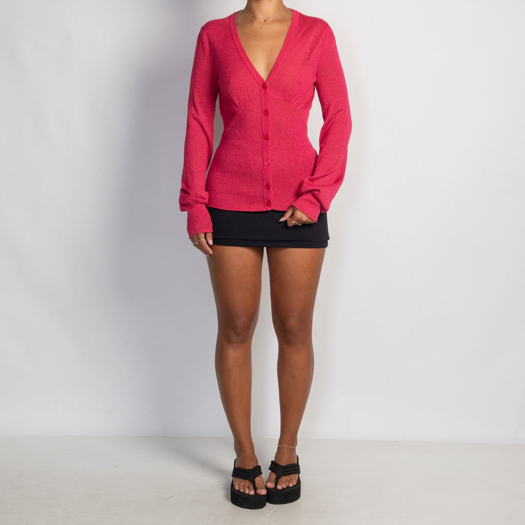 HOT PINK CARDIGAN