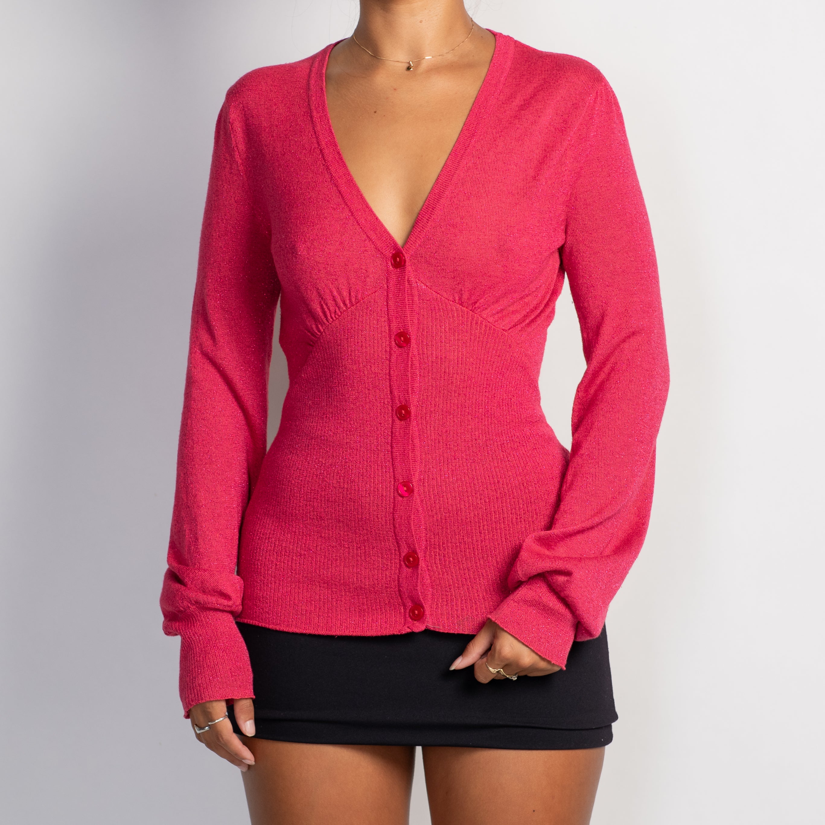 HOT PINK CARDIGAN