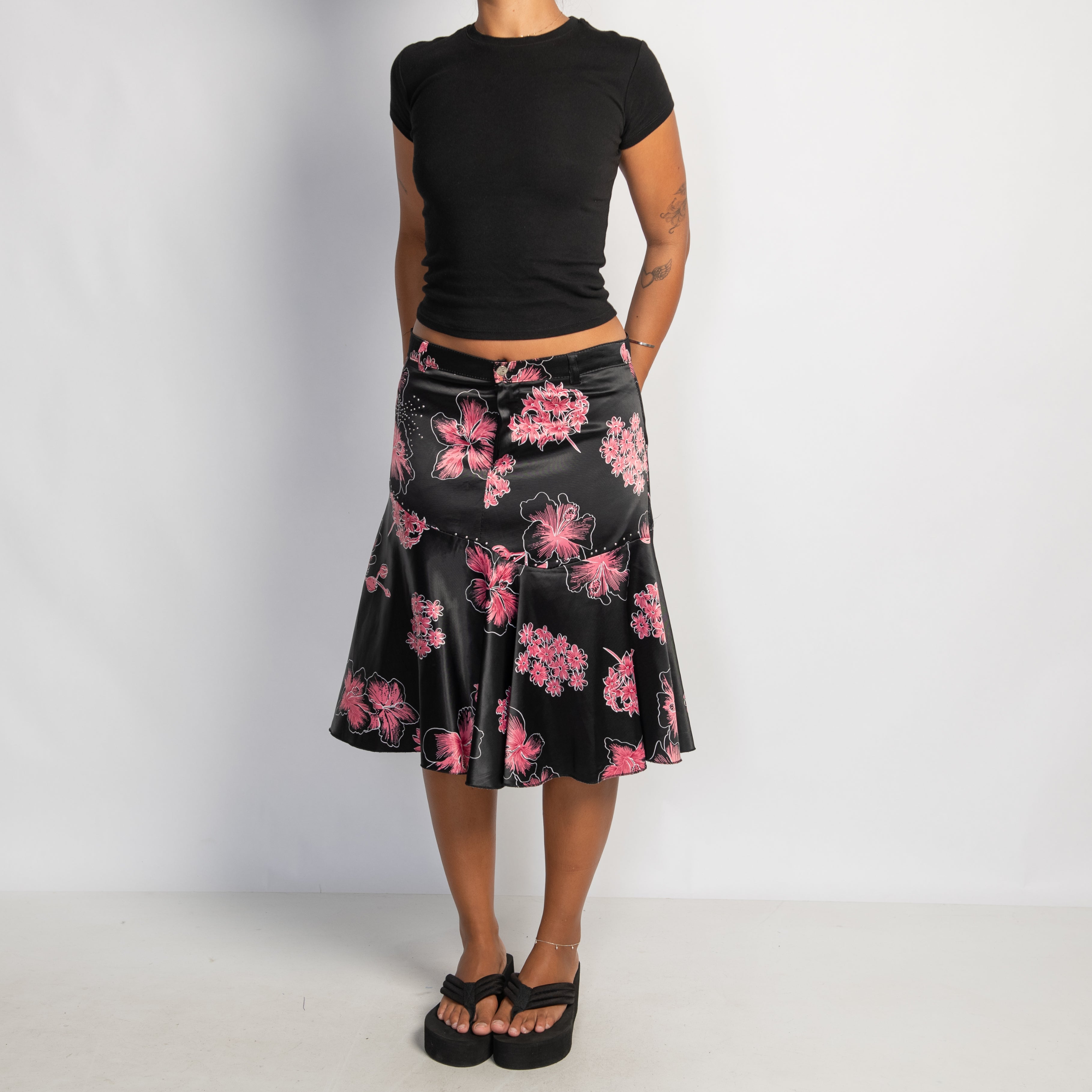 HIBISCUS MIDI SKIRT