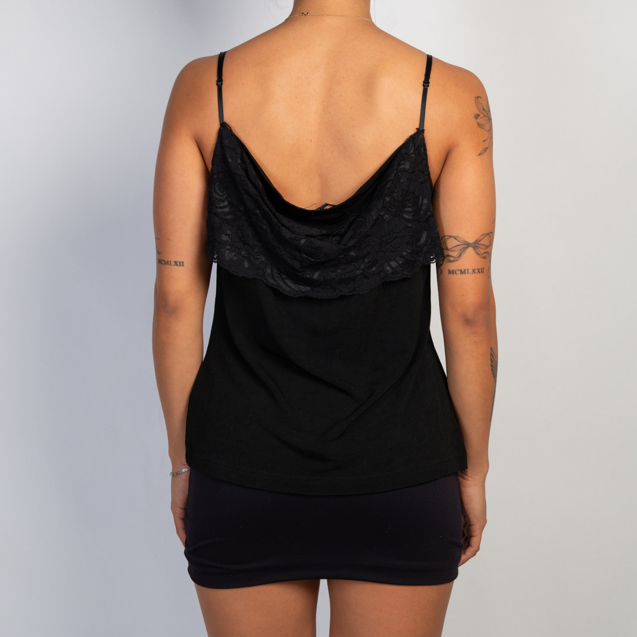 BLACK LACE CAMISOLE