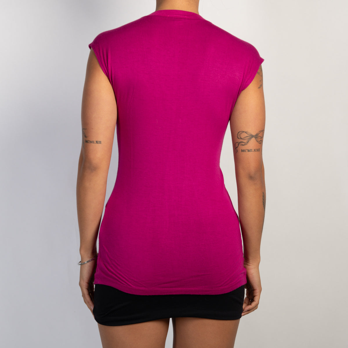 FUCHSIA STRETCH TOP