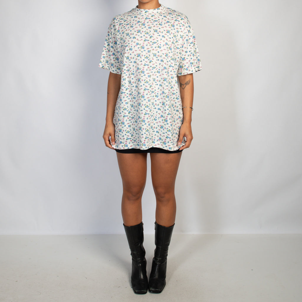 FLORAL COTTON TSHIRT