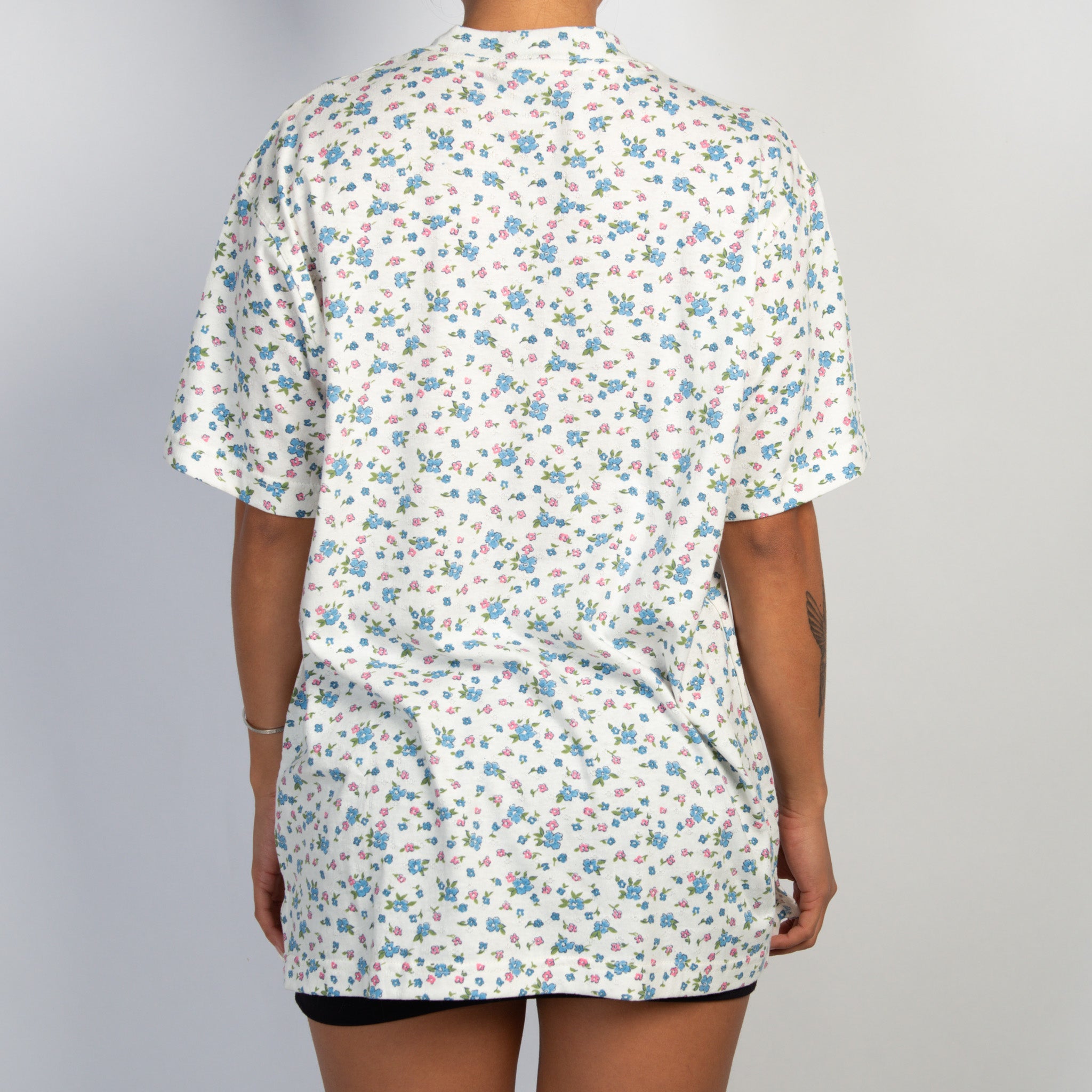 FLORAL COTTON TSHIRT
