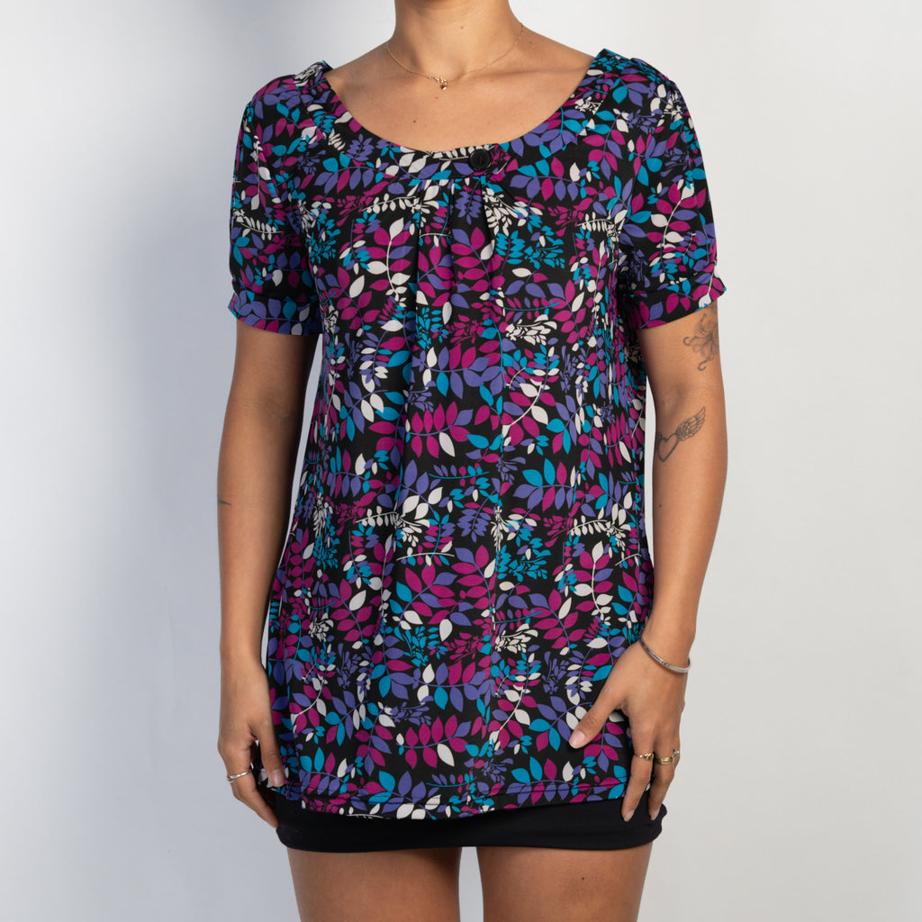 FLORAL BABYDOLL TOP