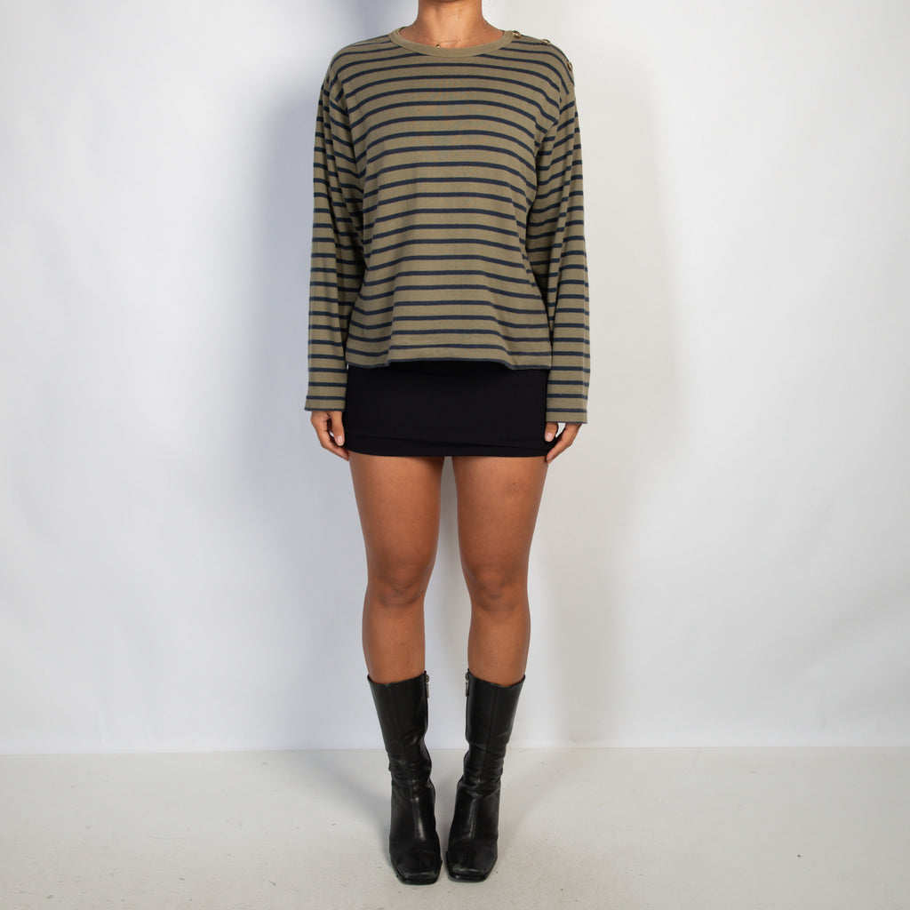STRIPE LONG SLEEVE TOP