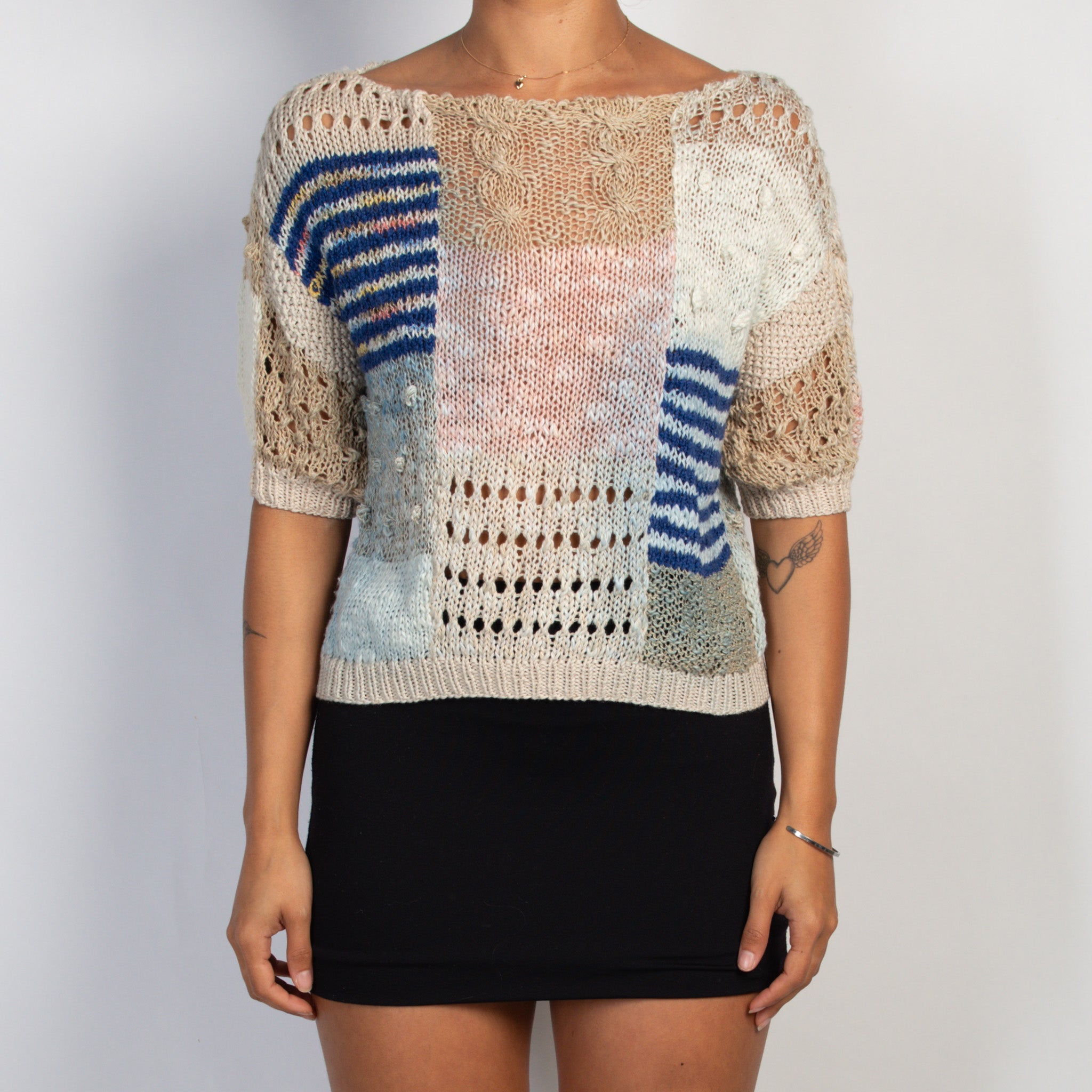 CROCHET TEXTURED TOP