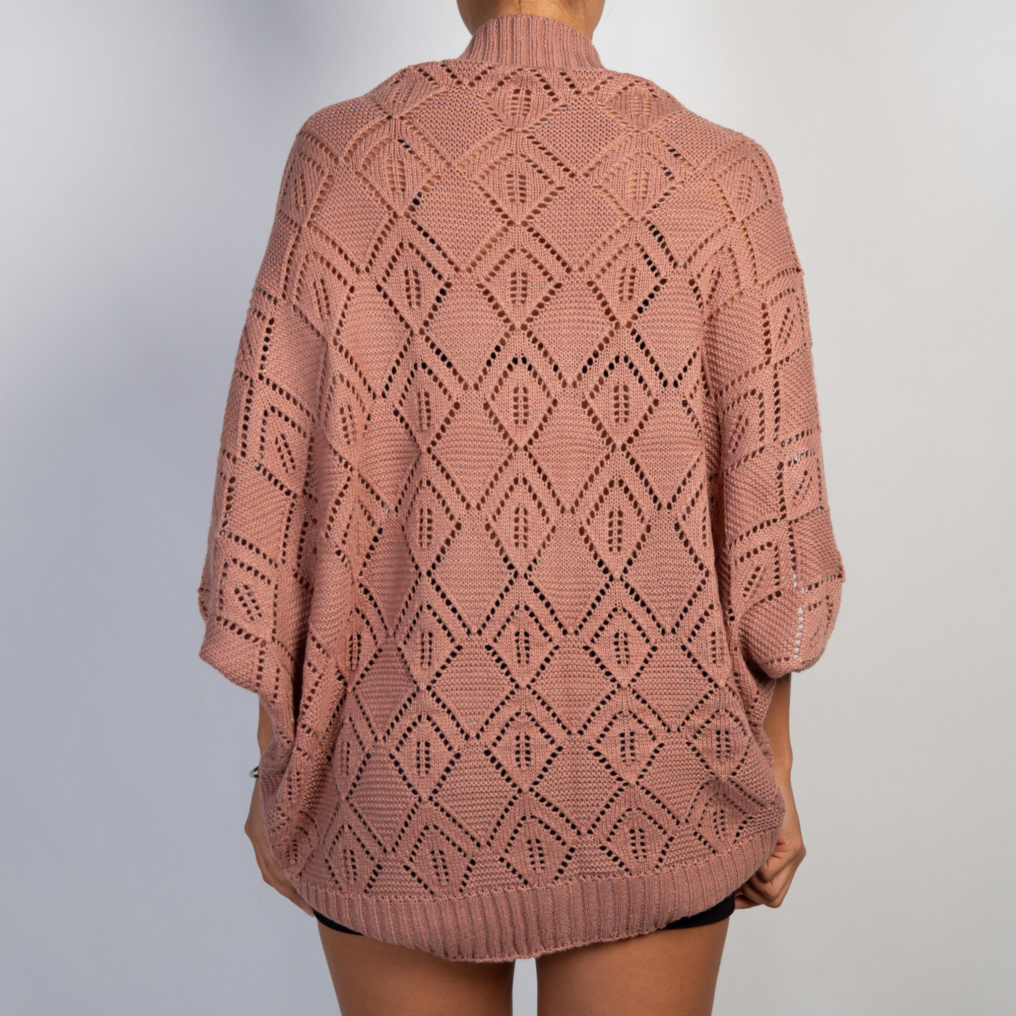 PINK KNIT BOLERO
