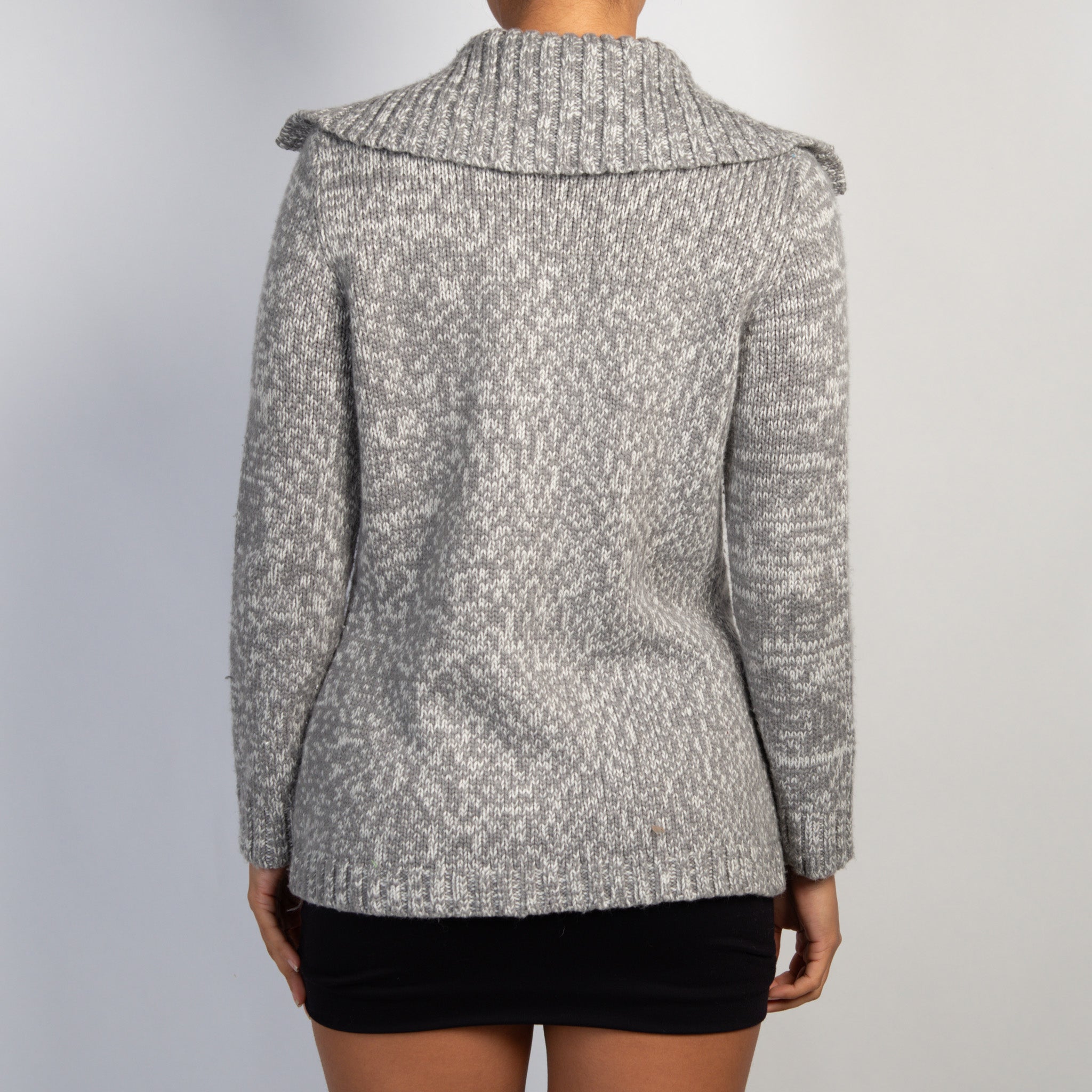 GREY MARLE CARDIGAN