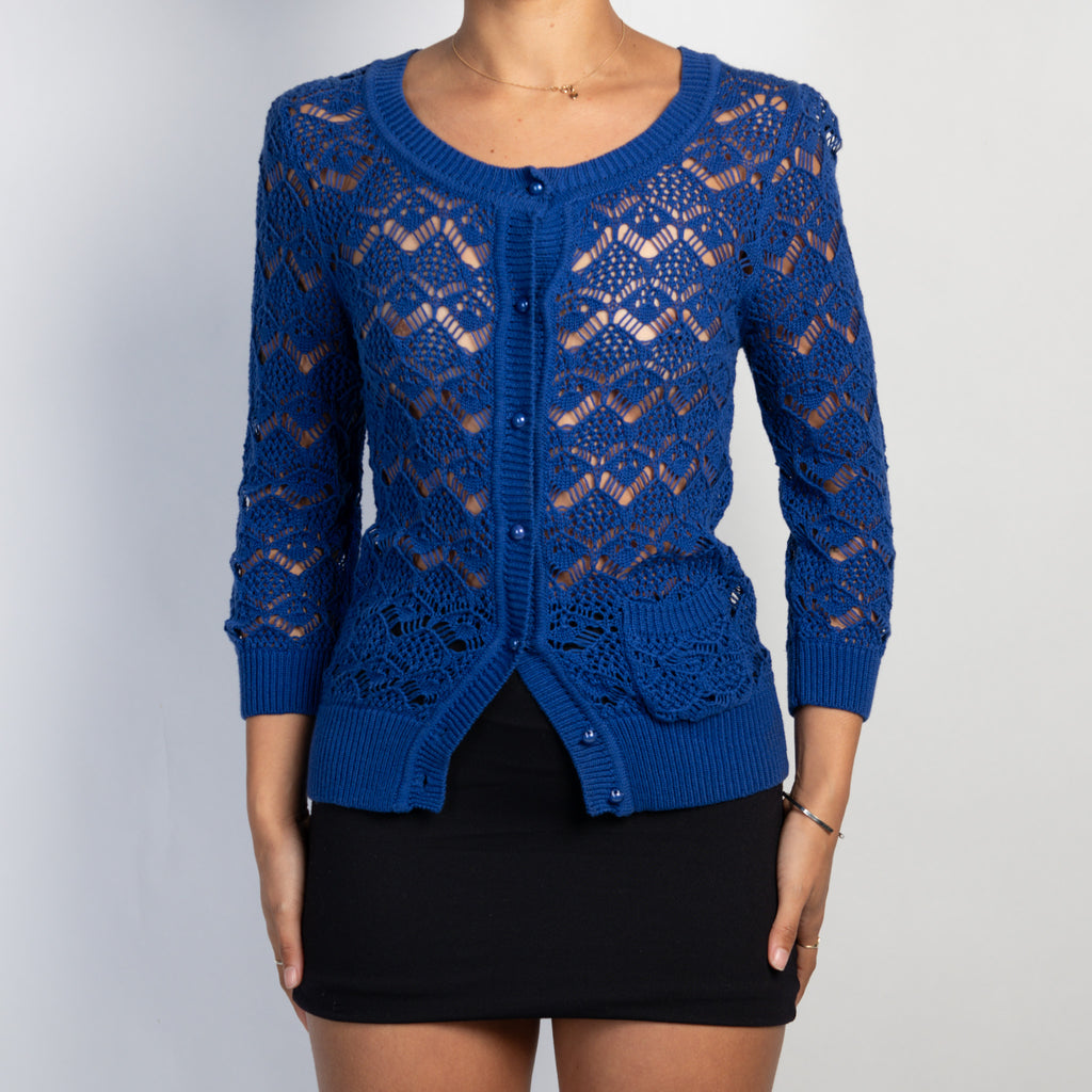 COBALT KNIT CARDIGAN
