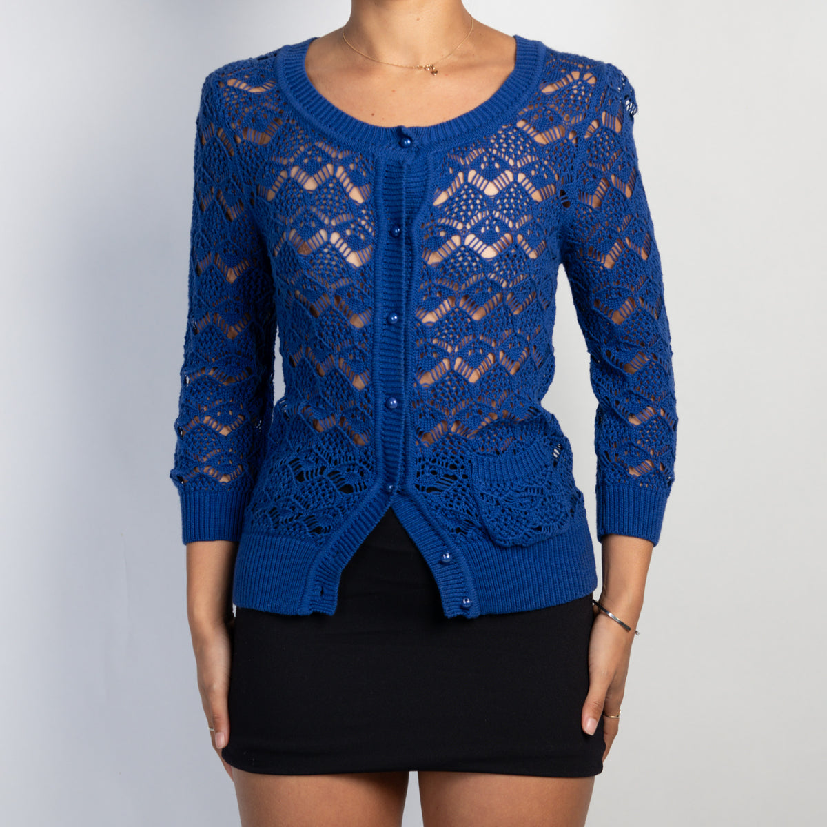 COBALT KNIT CARDIGAN