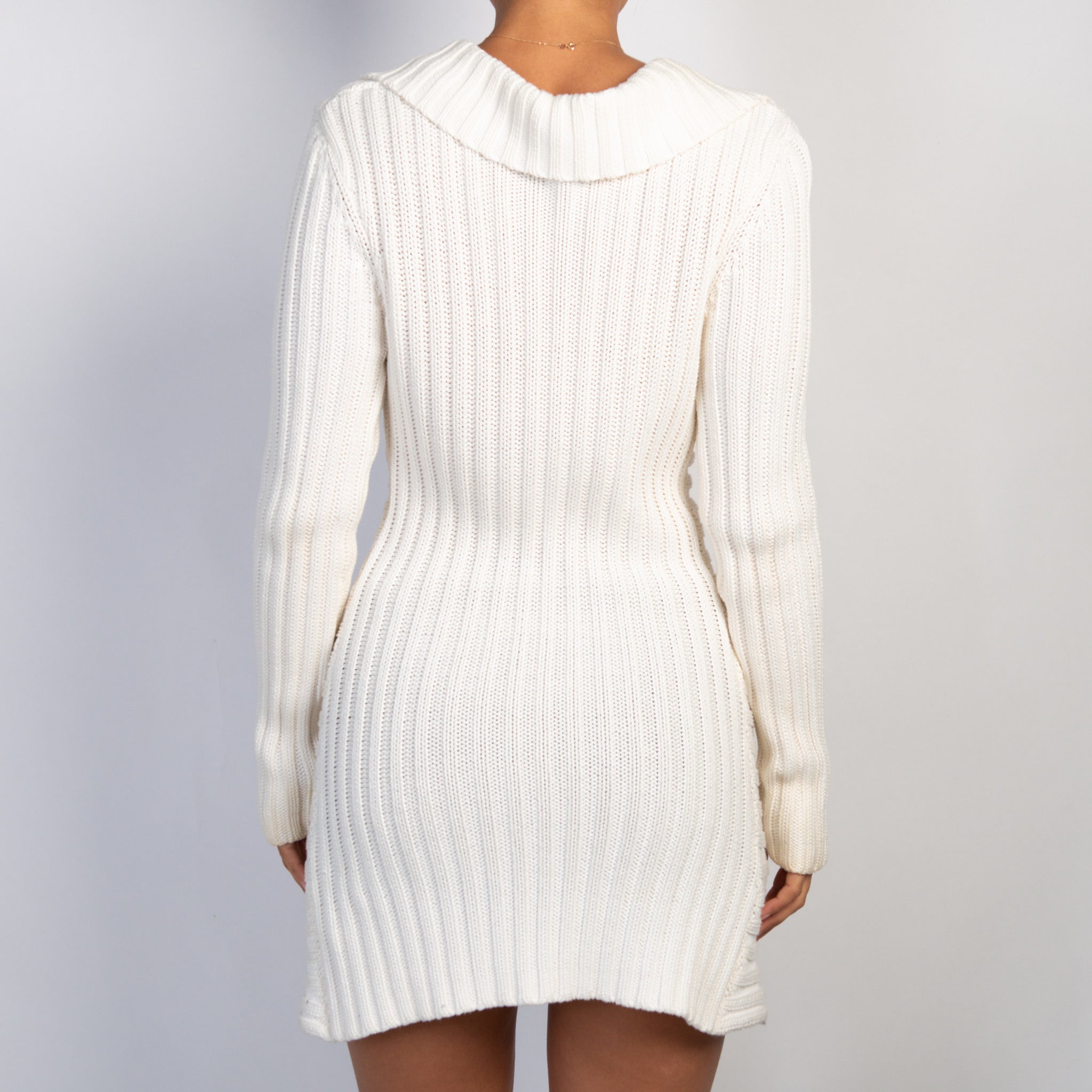 CREAM LONGLINE CARDIGAN