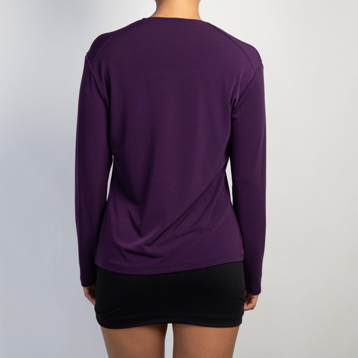 PURPLE SLINKY TOP