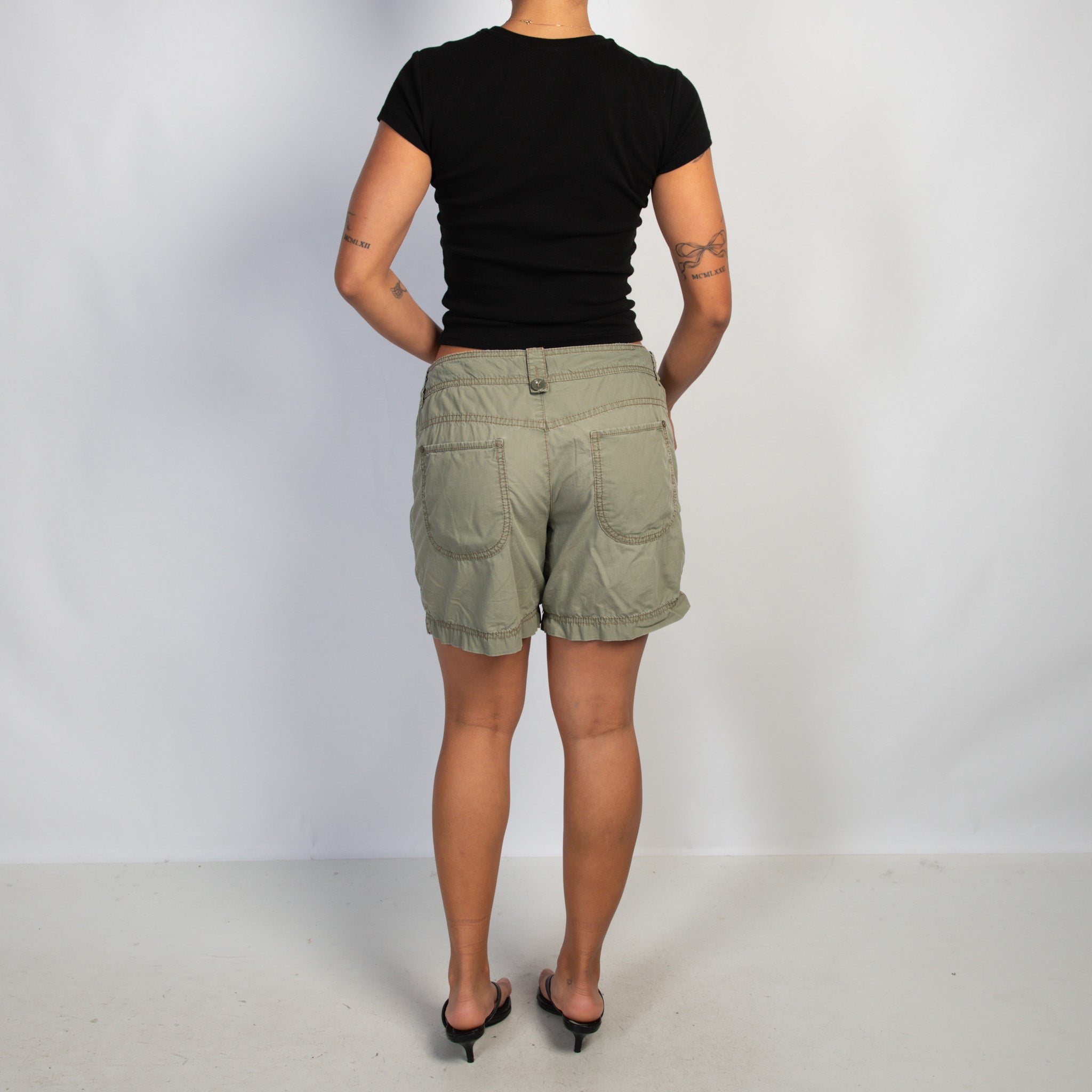 DRAWSTRING CARGO SHORTS