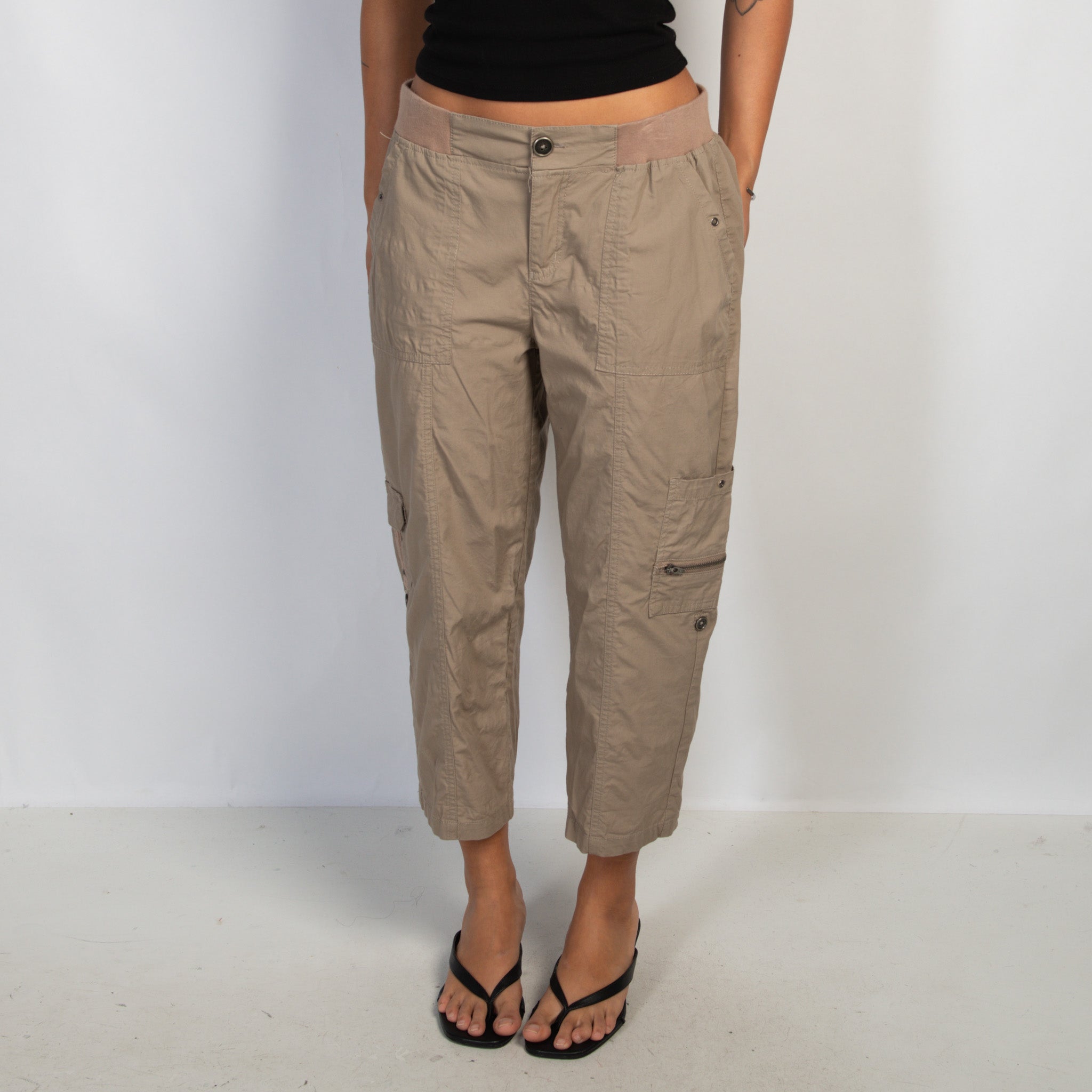 BROWN COTTON PANTS