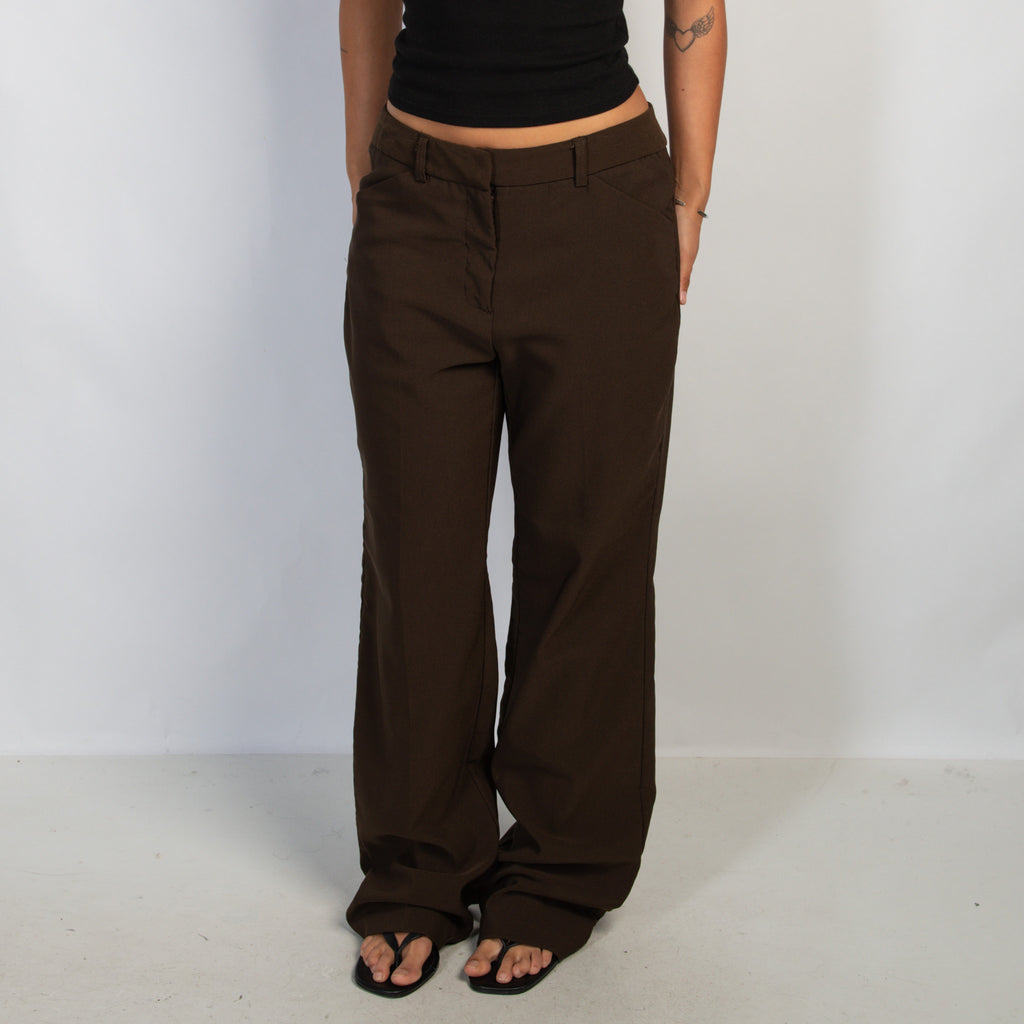 BROWN WIDE LEG PANTS