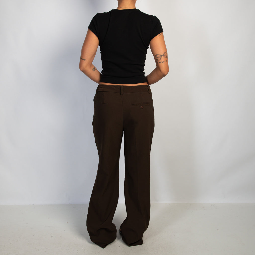 BROWN WIDE LEG PANTS