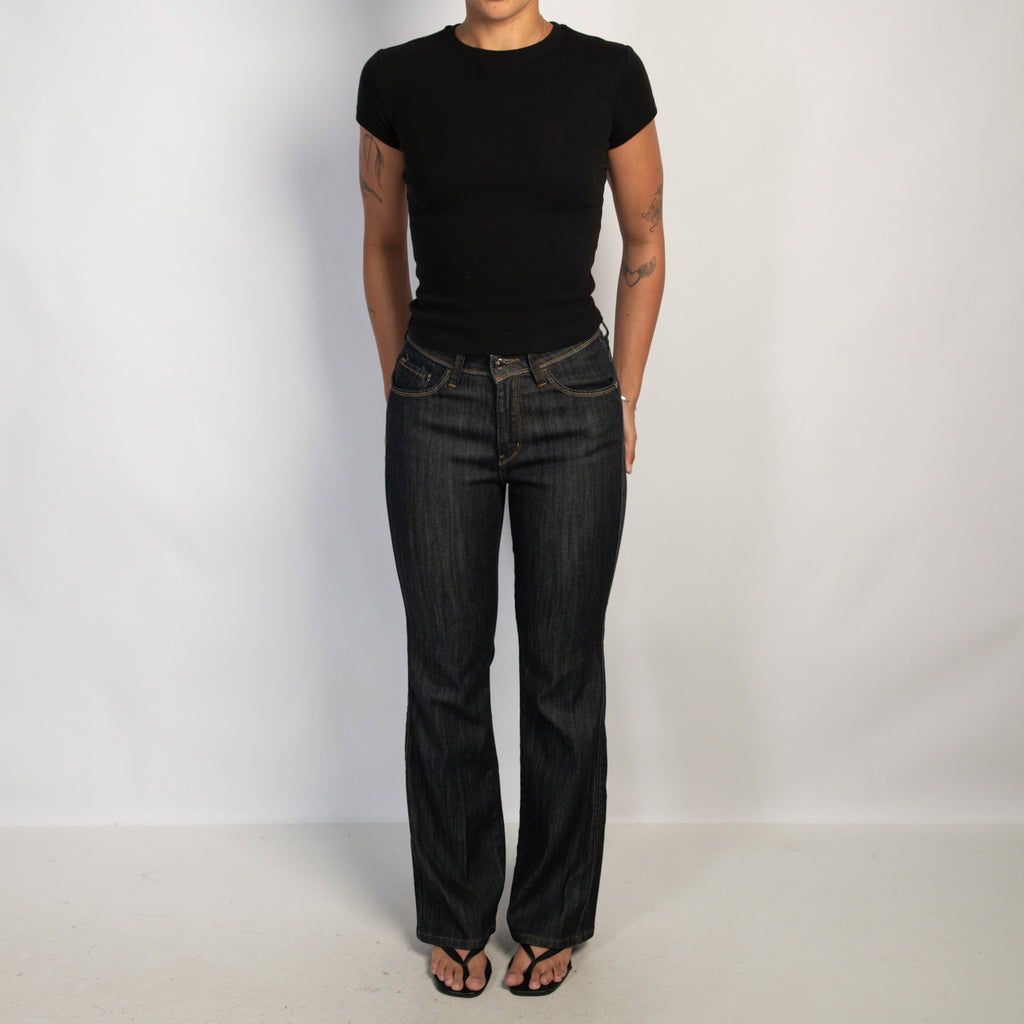 DARK BOOTCUT DENIM JEANS