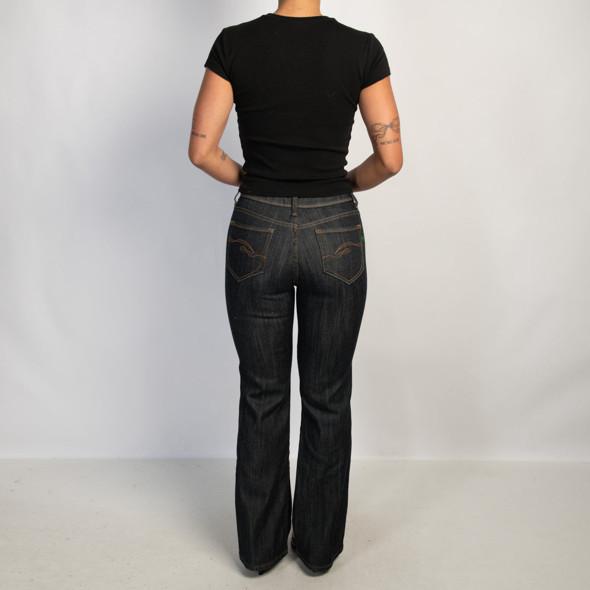 DARK BOOTCUT DENIM JEANS