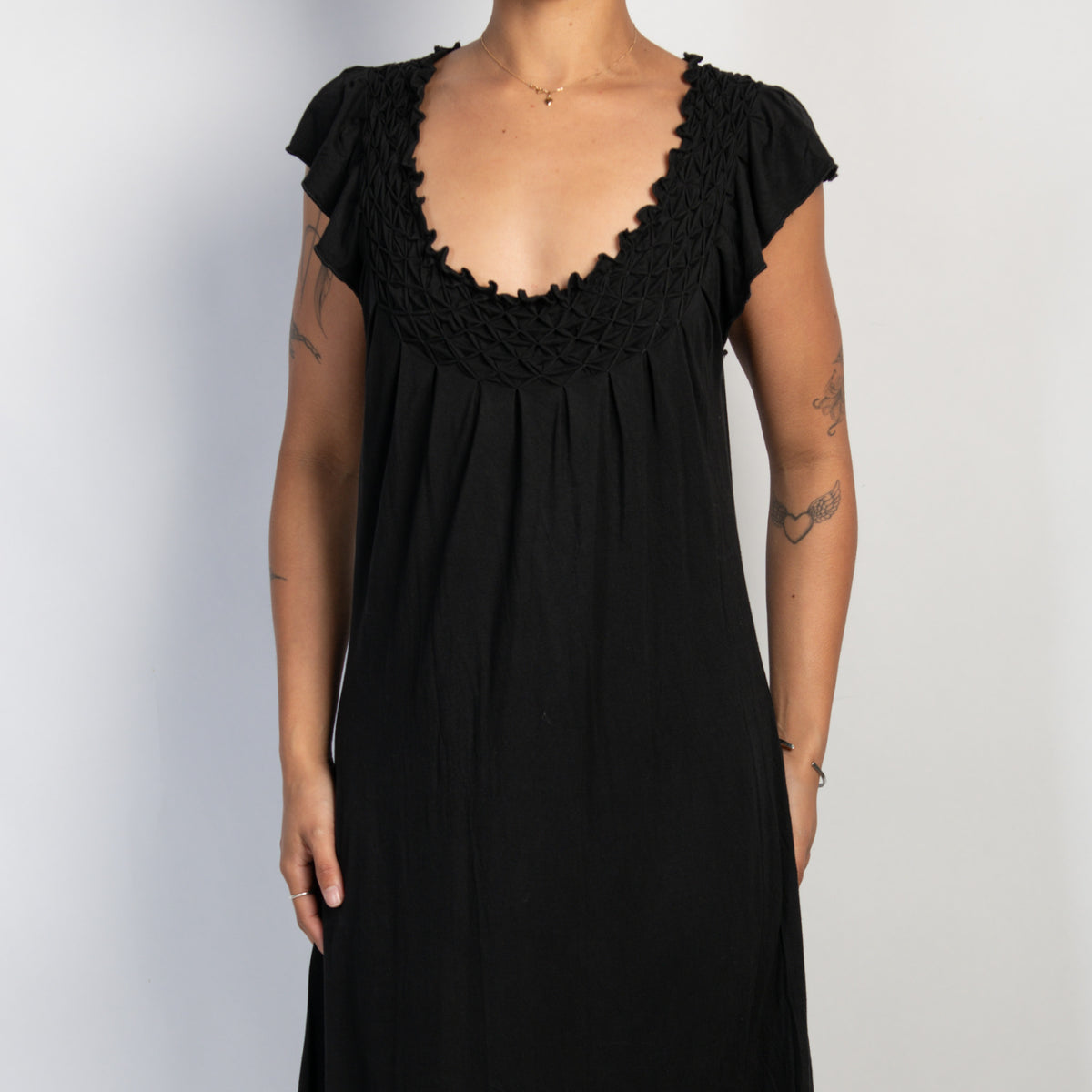 BLACK STRETCH DRESS