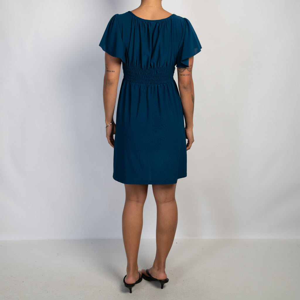 TEAL STRETCH DRESS