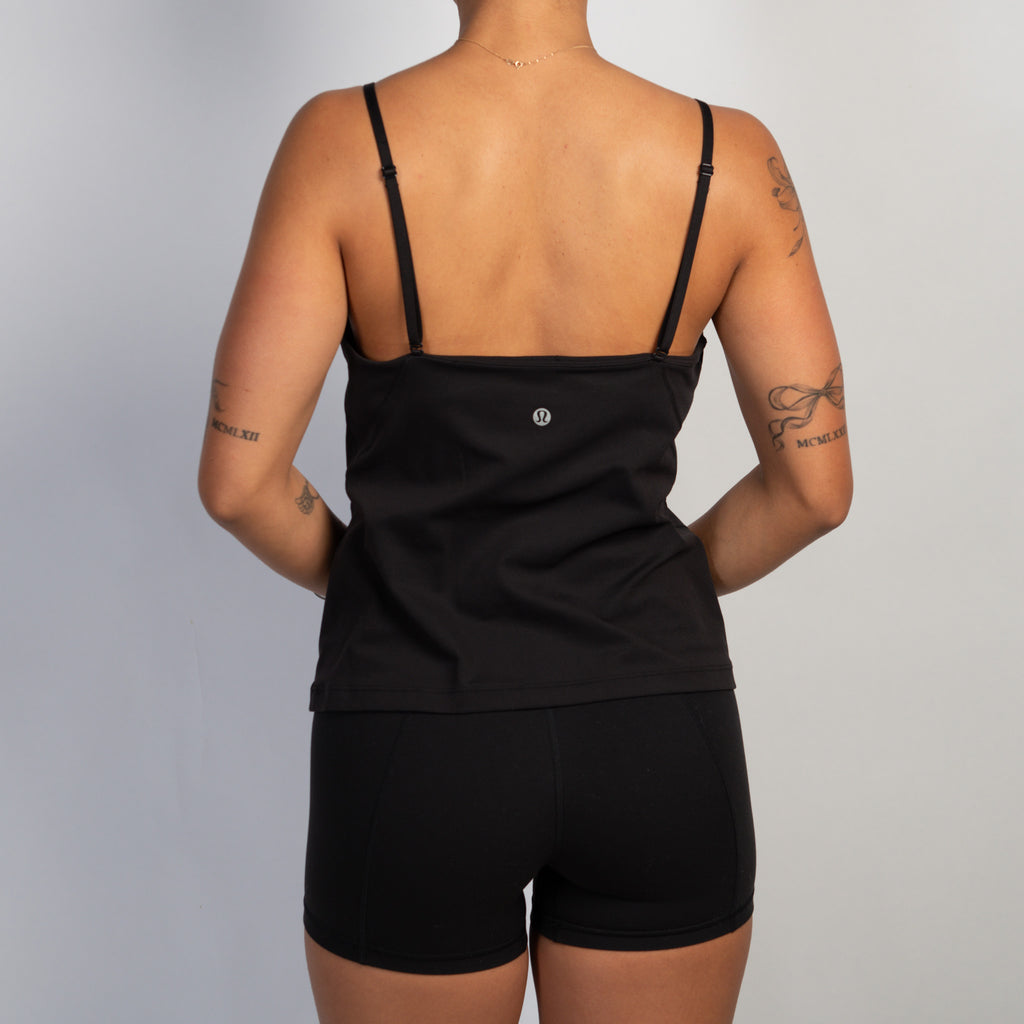 BLACK ACTIVE TANK TOP