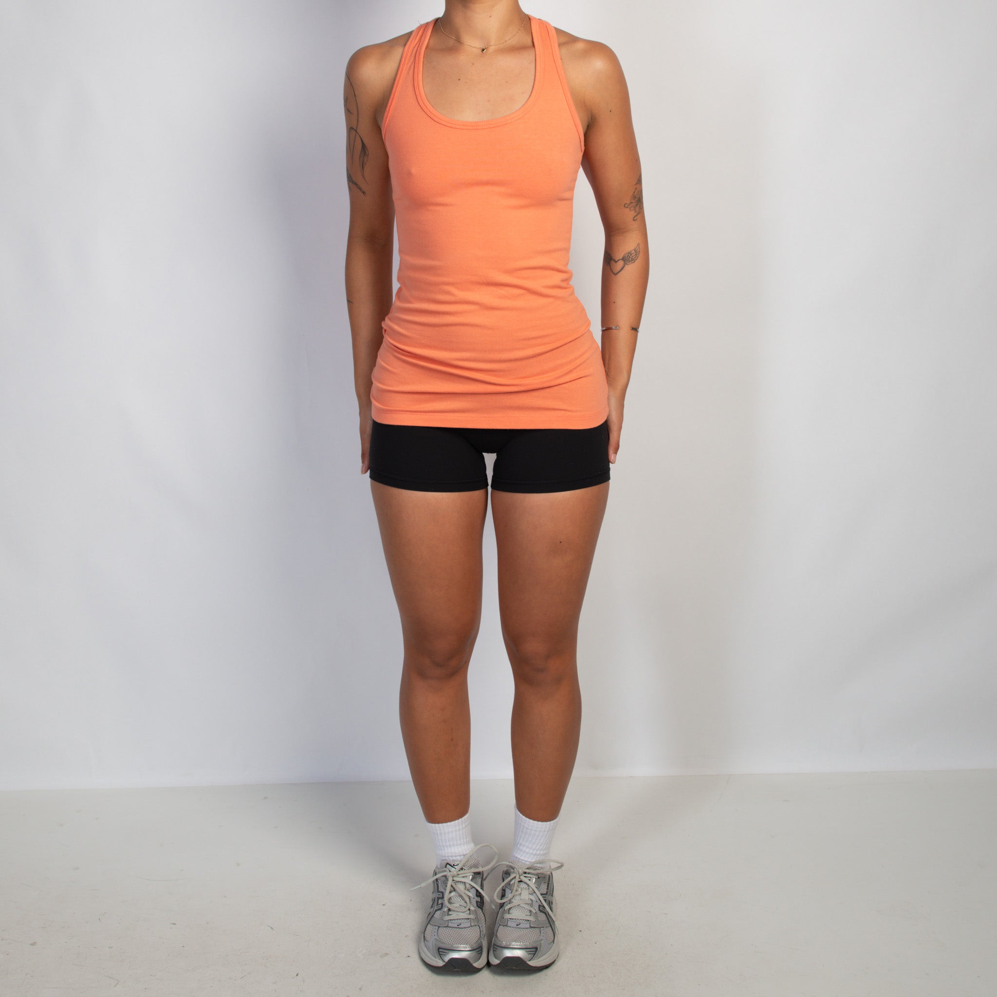 CORAL COTTON TANK TOP
