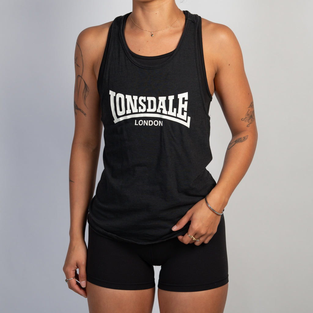 BLACK LAYERED TANK TOP