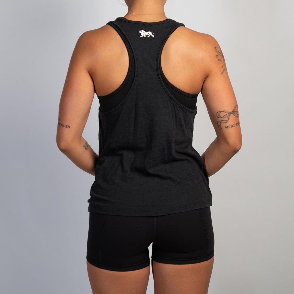 BLACK LAYERED TANK TOP