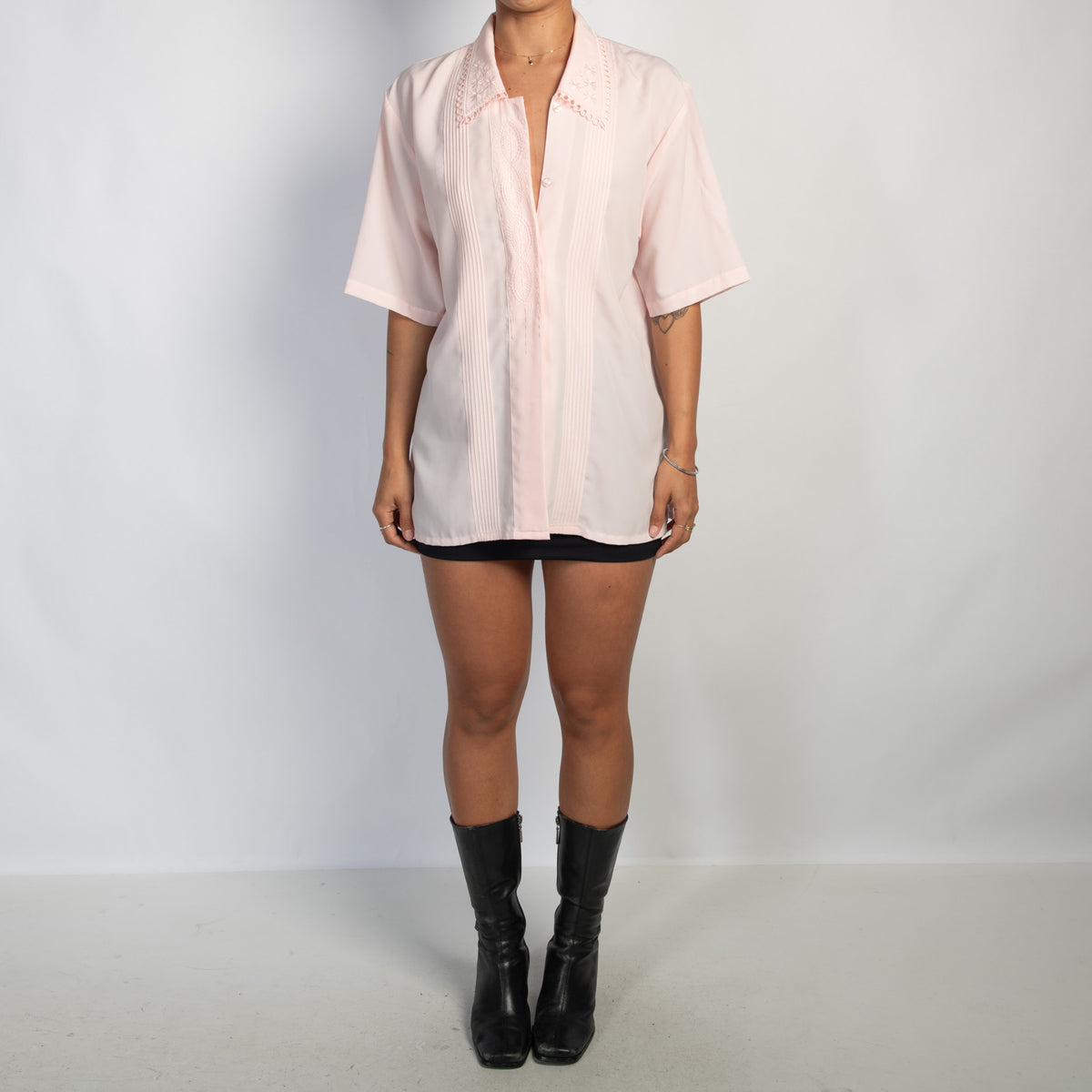 PINK EMBROIDERED BLOUSE