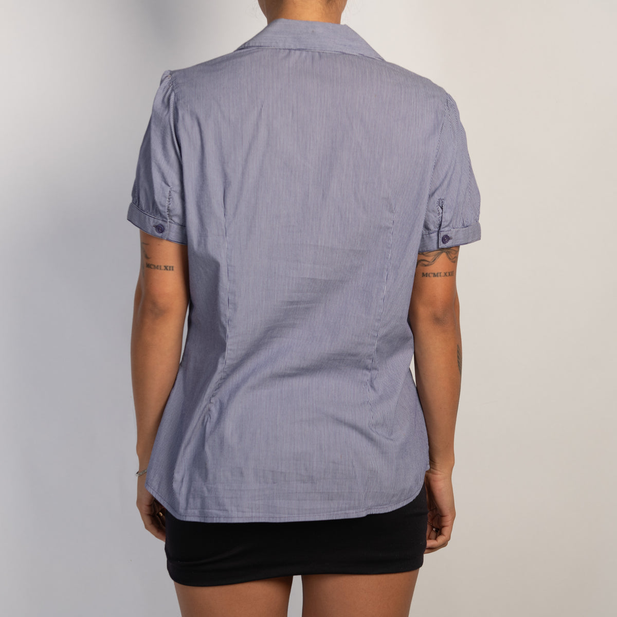 BLUE STRIPE BLOUSE