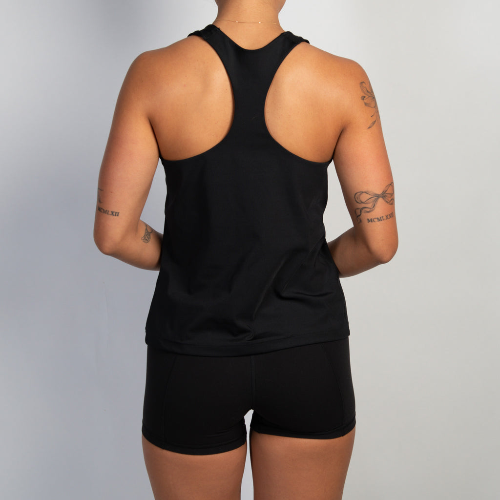 BLACK ACTIVE TANK TOP