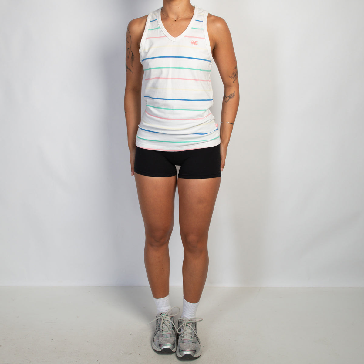 STRIPE COTTON TANK TOP