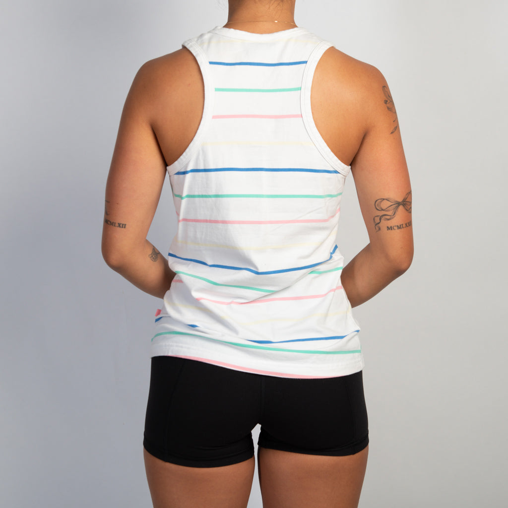 STRIPE COTTON TANK TOP