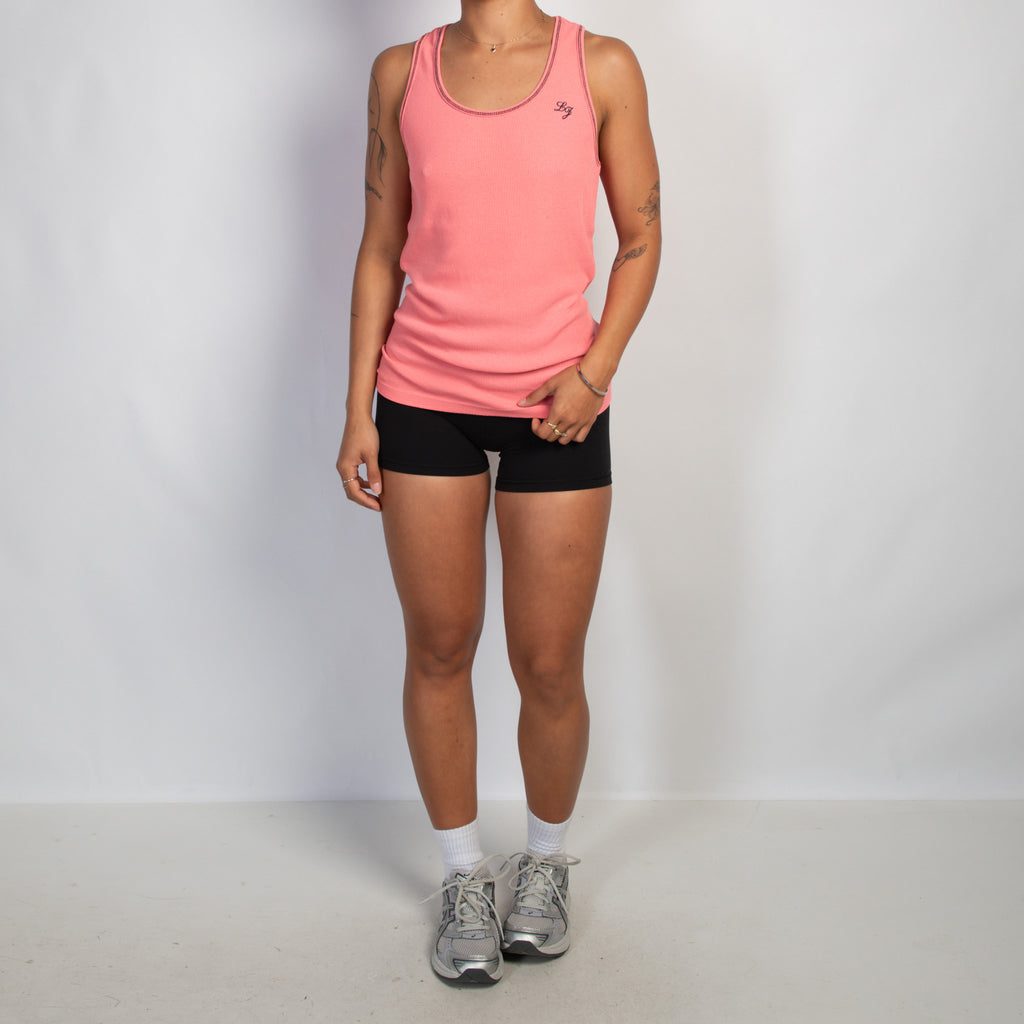 PINK COTTON TANK TOP