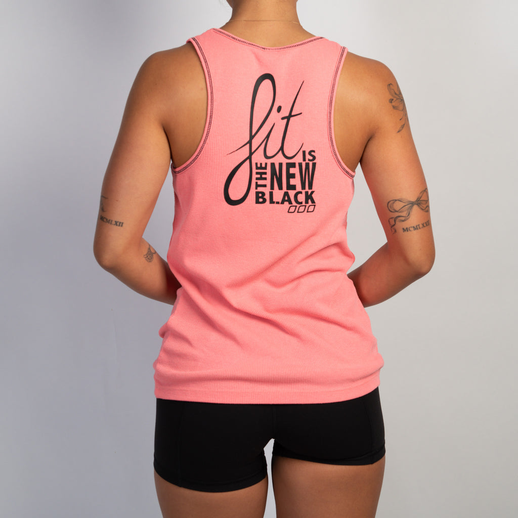 PINK COTTON TANK TOP
