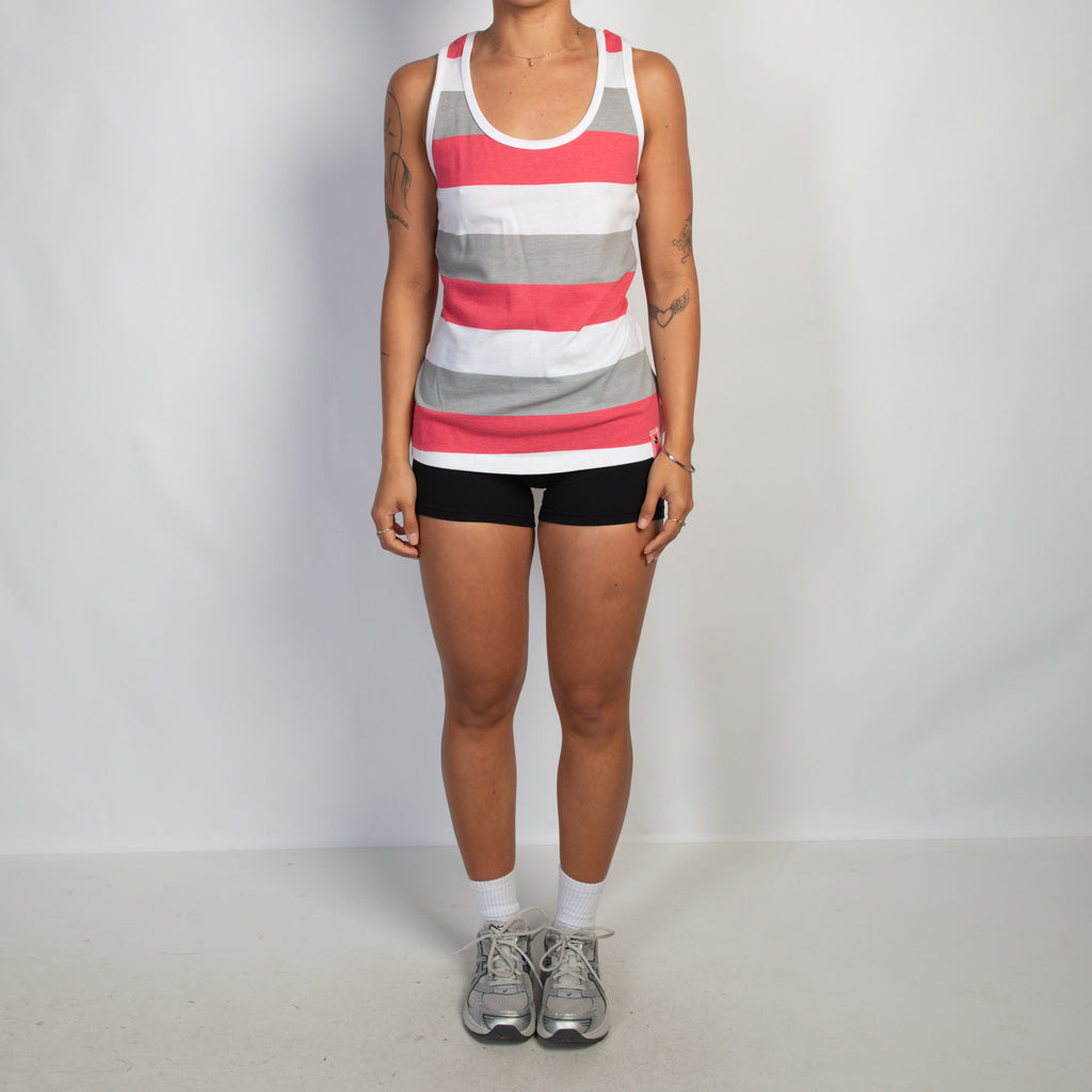 PINK STRIPE TANK TOP