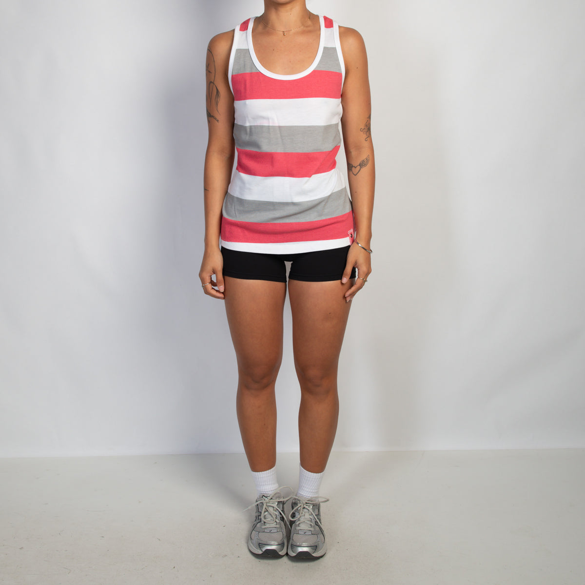 PINK STRIPE TANK TOP